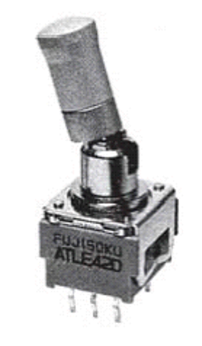 ニデックコンポーネンツ　ロッキングトグルスイッチ　ATLE42D-2M3-Z