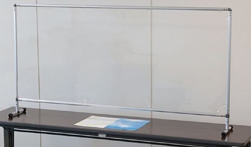 不二ライトメタル　飛沫ガード 開口ありVer.　FL-SG-A10 【送料無料】