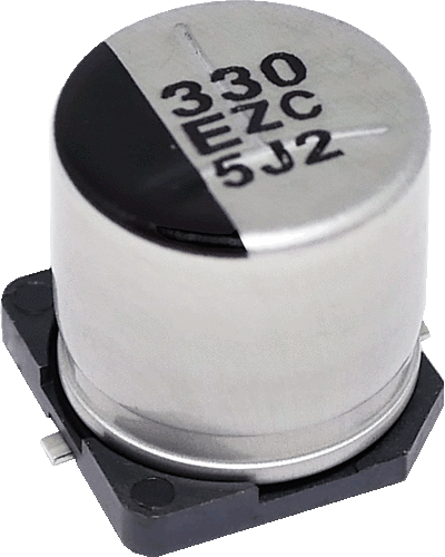 パナソニック　導電性高分子ハイブリッドアルミ電解コンデンサ　ZCシリーズ　EEHZC1J820P