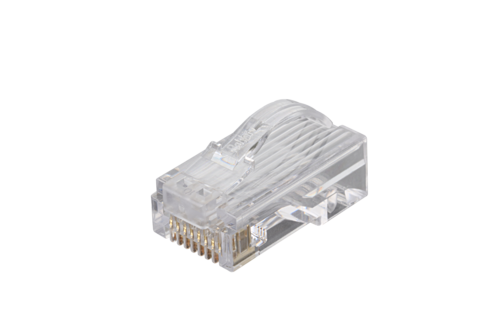 日本製線　Cat.5e U/UTP LANケーブル用RJ45モジュラープラグ（1ピース、ブーツ無）　RLP5E88