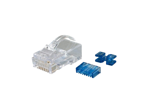 日本製線　Cat.6 U/UTP LANケーブル用RJ45モジュラープラグ（3ピース、ブーツ無）　NSP624