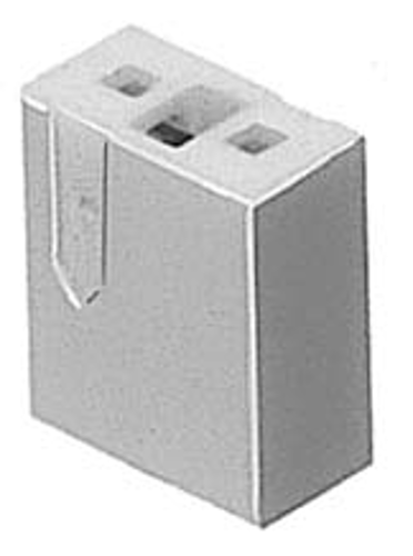 本多通信工業　2.54mmピッチ内部配線用 短絡プラグ(2芯)　DIC-252 「在庫掲載」