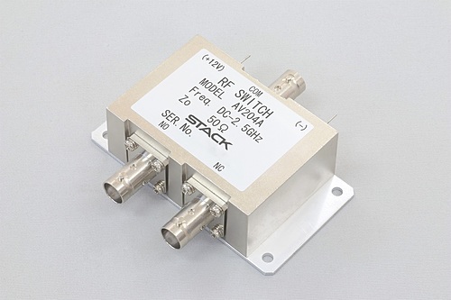 スタック電子　BNC型同軸切替器(DC~2.5GHz)※内部終端なし　AV204A(R0)「在庫掲載」(システム製品)