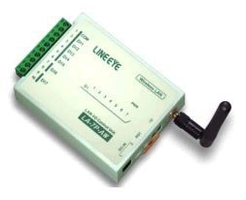 ラインアイ　無線LAN接続型デジタルIOユニット　AC/DC7入力　LA-7P-AW2　