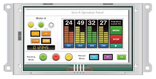 DMC(ディエムシー)　4.3型組込用タッチパネルコンピュータ　EM8-W104A7-0005-207
