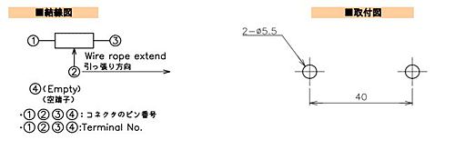 緑測器　接触式ワイヤー型リニアセンサ　CP-45F-150LS 5Kｵｰﾑ