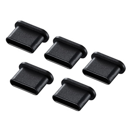 サンワサプライ　タイプCコネクタキャップ　TK-CAP6BK「在庫掲載」